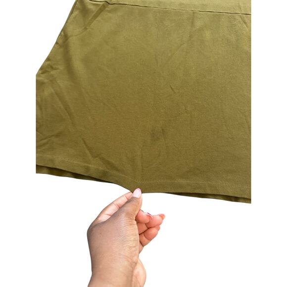 J. Jill Ponte Tunic Top Brown Basic 3/4 Sleeve Scoop Neck Basic Stretch Large - Picture 5 of 12